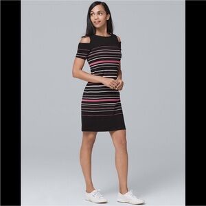 White House Black Market Cold Shoulder Sneaker Dress